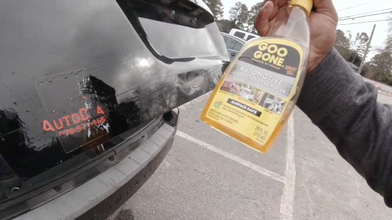 Is Goo Gone Safe on Car Paint