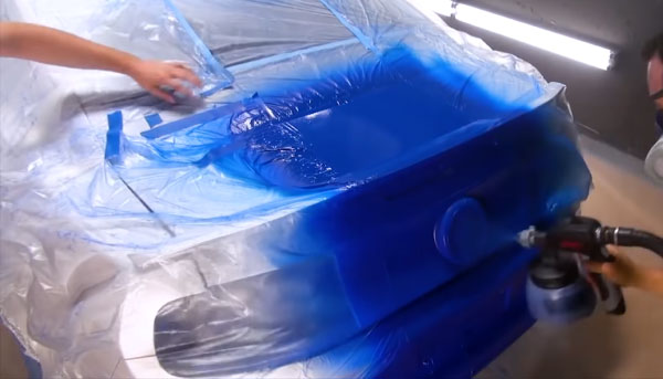 How to paint racing stripes on a car