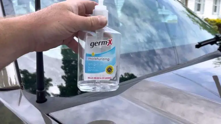Will Hand Sanitizer Damage Car Paint?