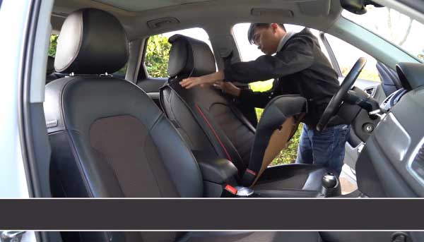 Installing Car Seat Cover