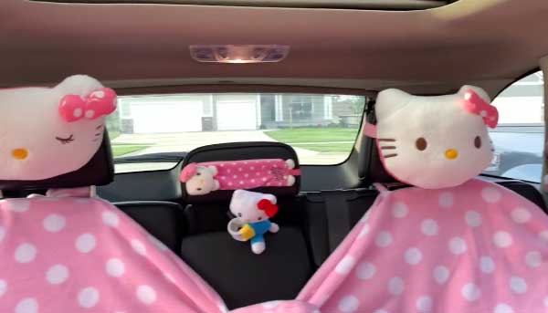 Top Hello Kitty Car Seat Cover Design