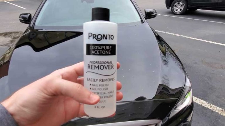 Will Acetone Damage Car Paint: Unveiling the Mystery