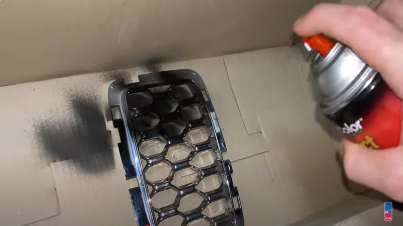 Can you spray paint a car grill
