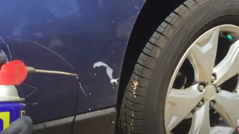 How to Remove Gum from Car Paint