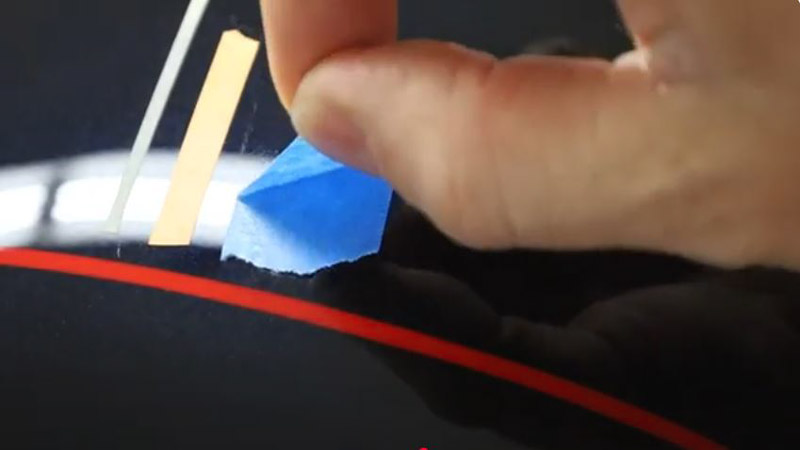 How to get rid of tape lines after painting a car