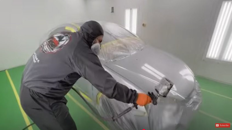 Silver Car Paint