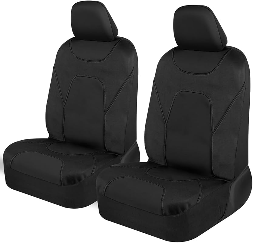Motor Trend AquaShield Waterproof Neoprene Front Seat Covers for Cars,