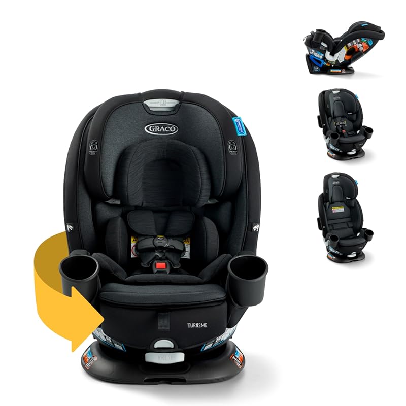 Graco Turn2Me 3-in-1 Rotating Convertible Car Seat with Steel Reinforc