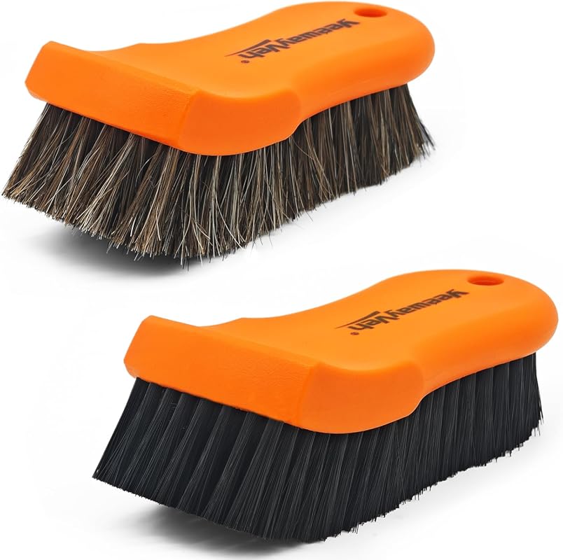 YeewayVeh Horse Hair Leather Brush Set