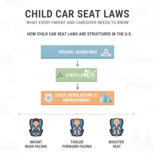 How Child Car Seat Laws Are Structured in the U.S.
