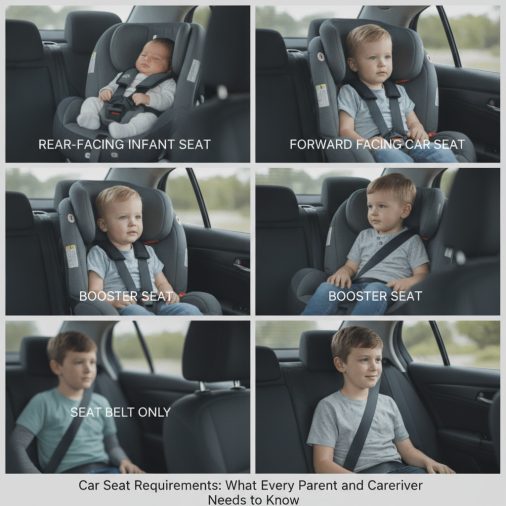 The Four Stages of Child Car Seat Use