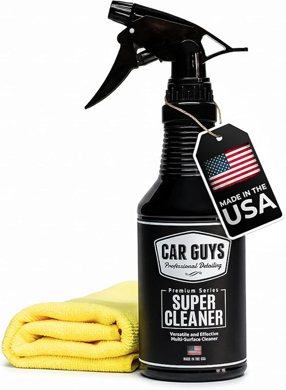 CAR GUYS Interior Car Cleaner and Stain Remover for Tough Stains on Se