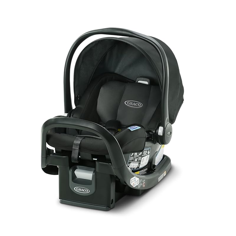 Graco SnugRide SnugFit Infant Car Seat with Anti-Rebound Bar and No-Re