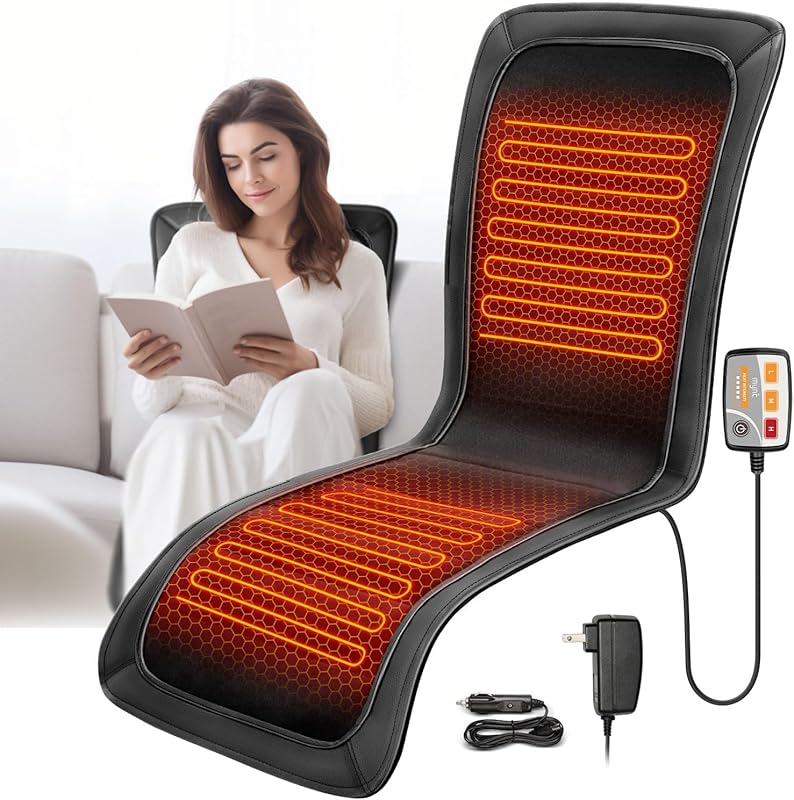 Universal PU Leather Heated Seat Cover