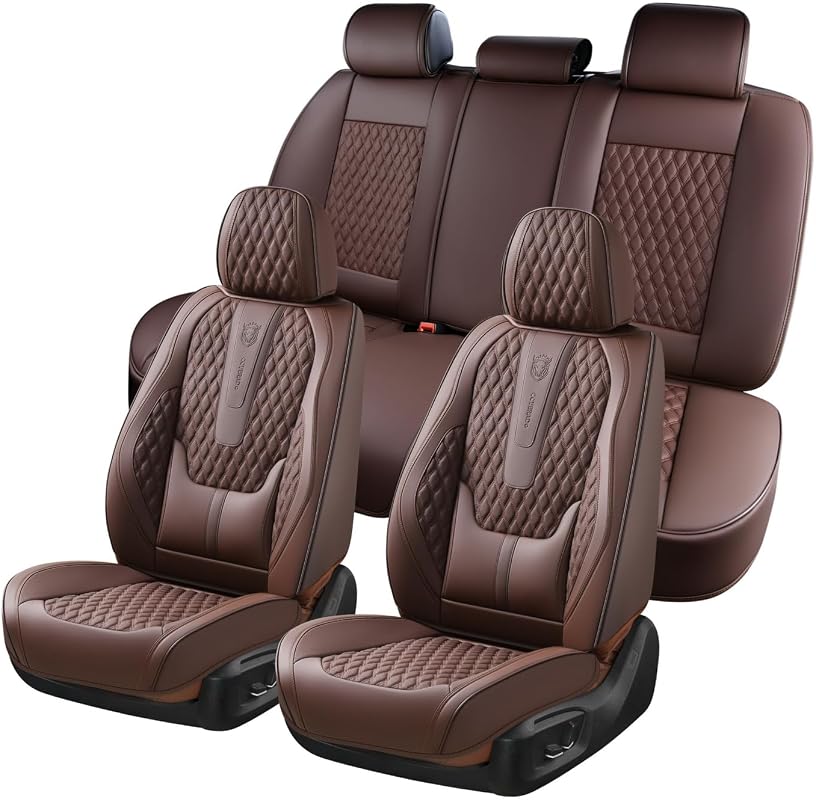 Coverado Full Set Leather Seat Covers