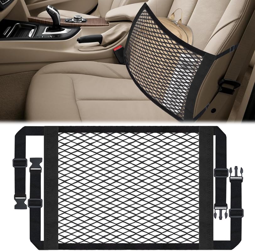 Front Seat Elastic Mesh Organizer