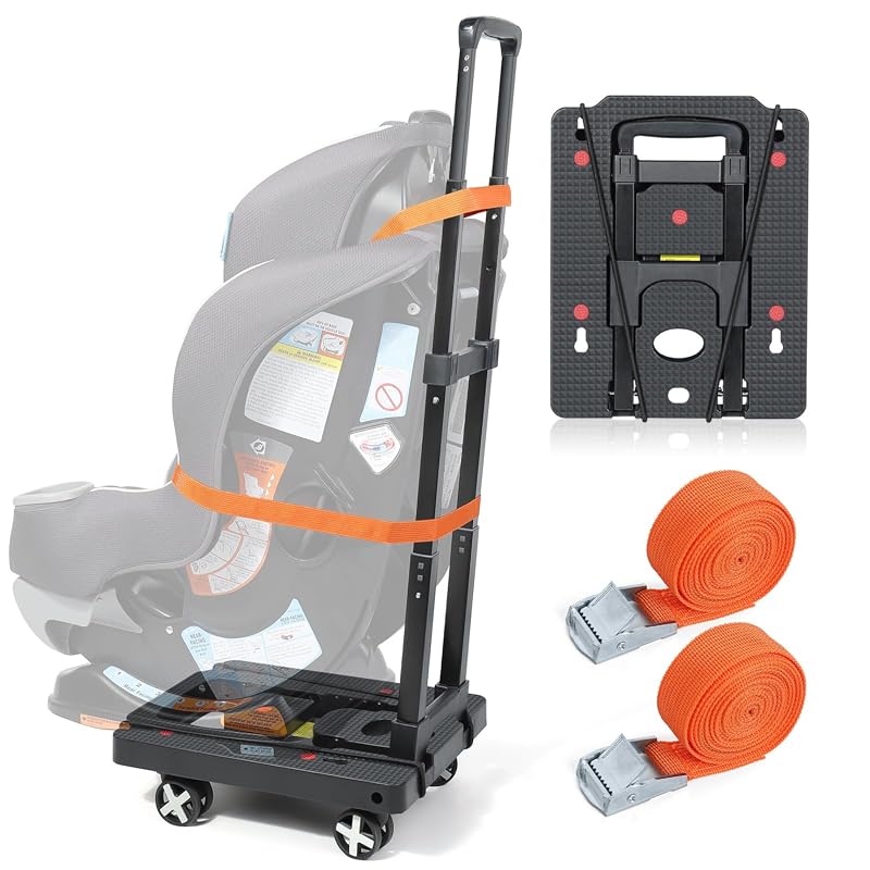 Orzbow Folding Car Seat Travel Cart