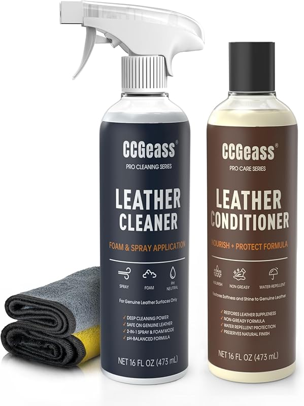Leather Cleaner and Conditioner Kit