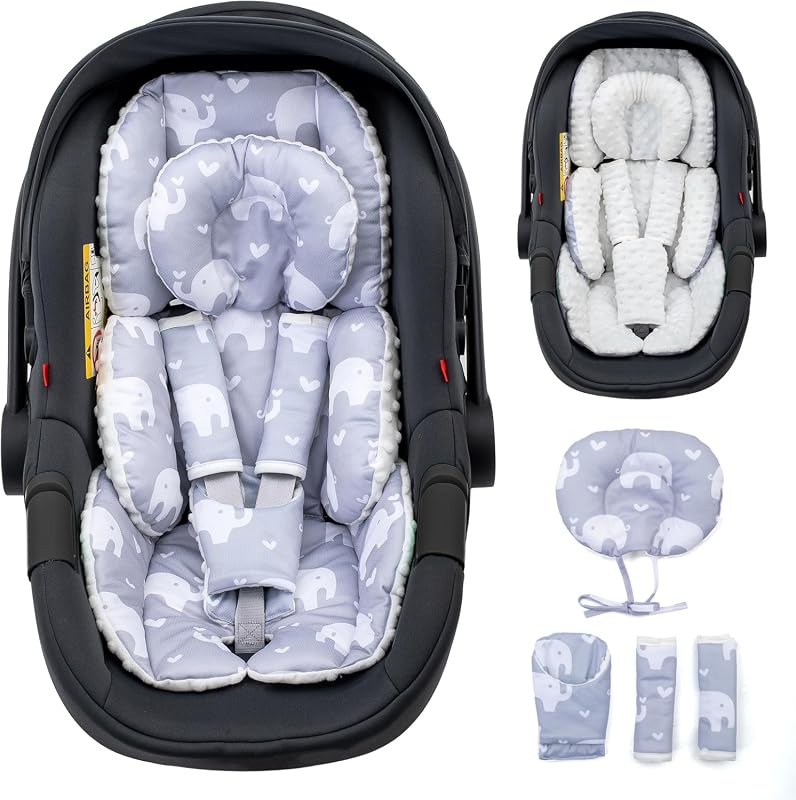 Baby Car Seat Head Support Set