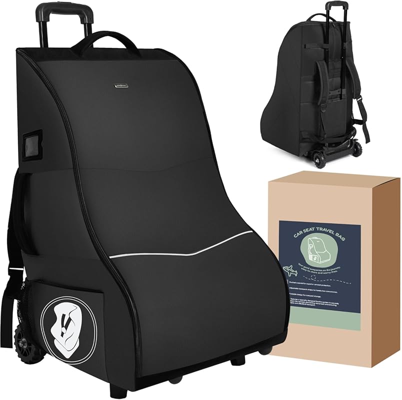 Rolling Car Seat Travel Bag