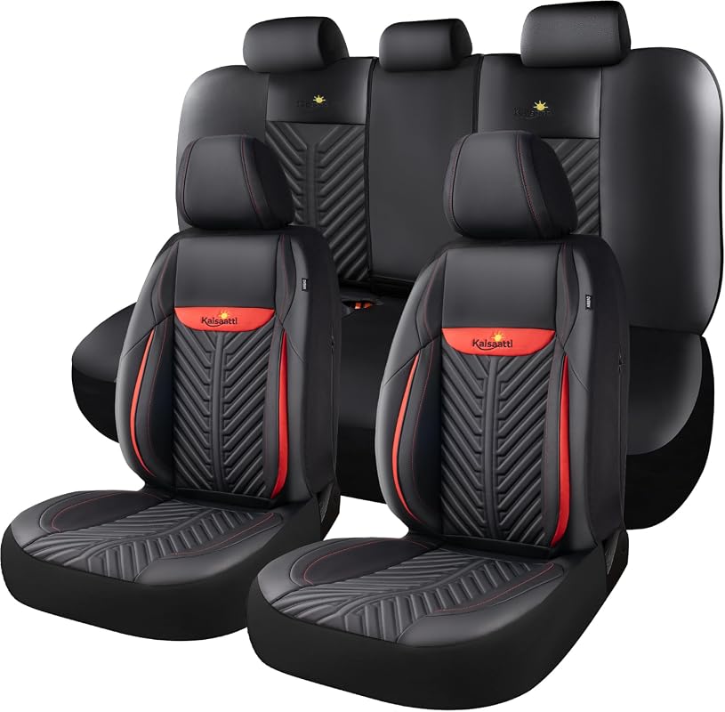 Universal PU Leather Full Set Car Seat Covers