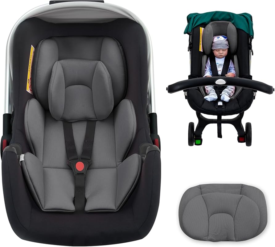 Thickened Infant Car Seat Head Support Insert
