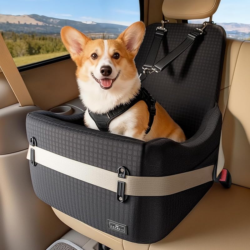 PETSFIT Memory Foam Dog Booster Seat