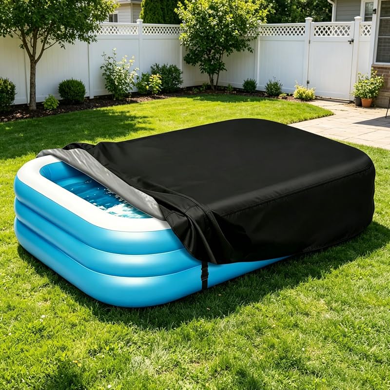 Rectangular Inflatable Pool Cover