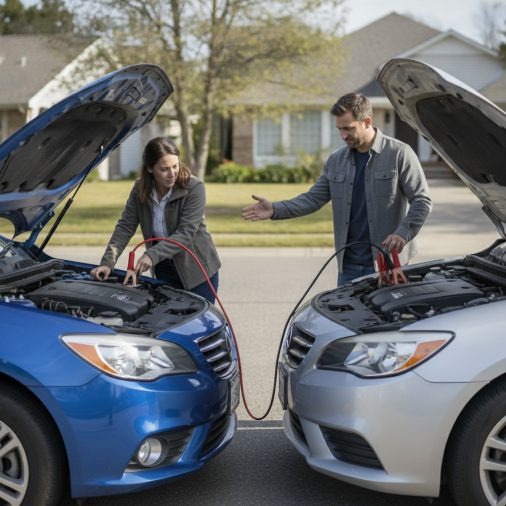 How to Jumpstart a Car with Another Car