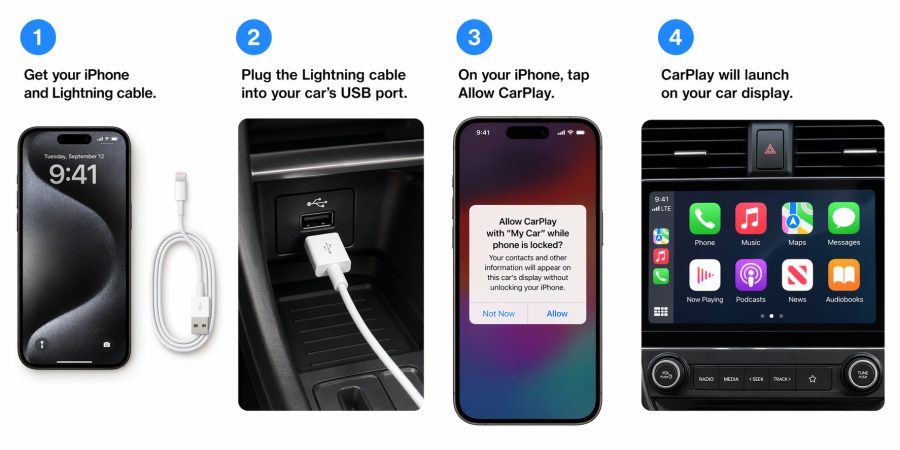 Setting Up Wired CarPlay (Most Common Method)